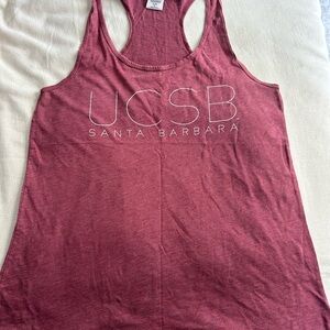 UCSB Santa Barbara Women's Racerback Tank - Rose